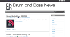 Desktop Screenshot of drumandbassnews.net