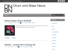 Tablet Screenshot of drumandbassnews.net